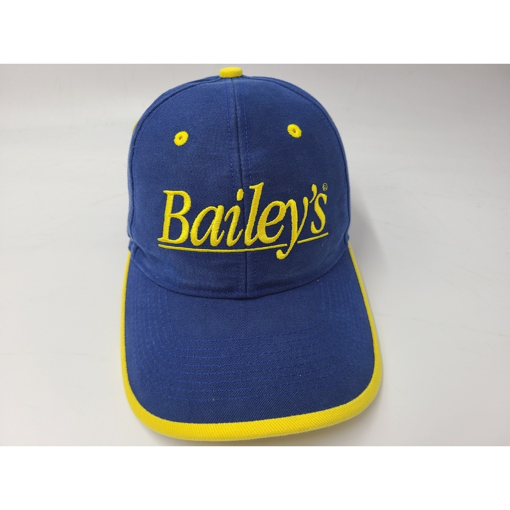 Baileys Cigarettes Strapback Adjustable Hat Cap Cotton Dad Men Women Blue Yellow
